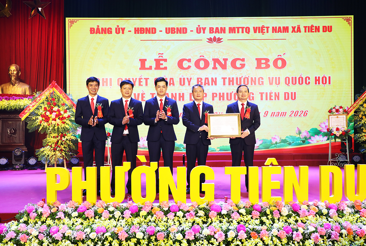  Bắc Ninh: Thêm 5 phường mới mở rộng không gian phát triển đô thị